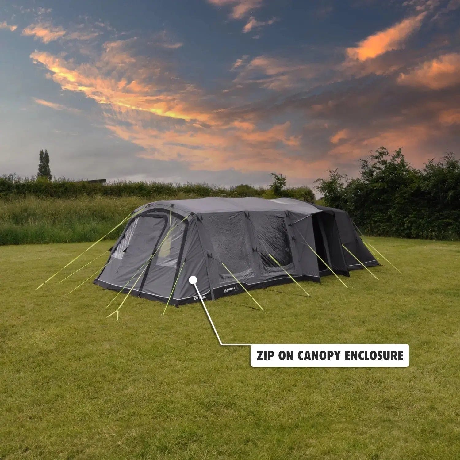 AirTek Delamere 5.0 Inflatable Family Tent Khyam